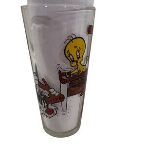 PEPSI Collector Series SYLVESTOR TWEETY 1976 Warner Bros glass Vintage